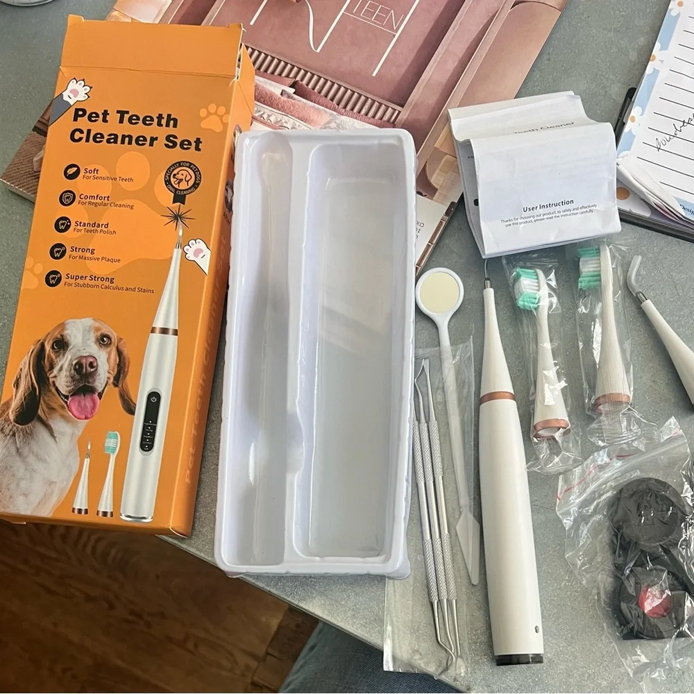 Pet Teeth Cleaner Set with Tools